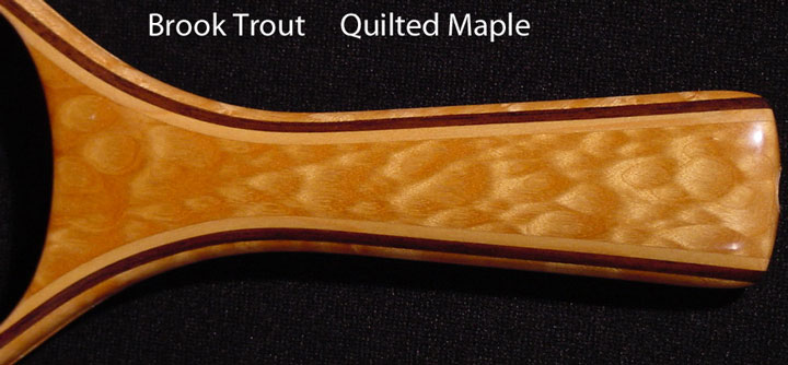 brook trout net quilted maple