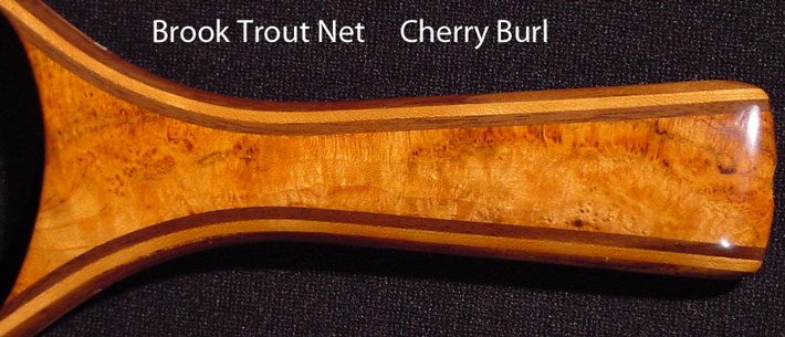 brook trout net cherry burl
